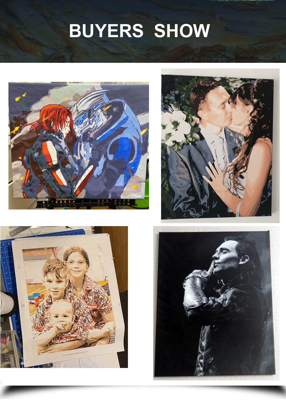 Personalized Photo to Painting – Handmade Canvas Art Gift